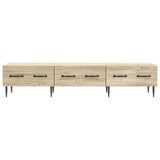 vidaXL TV Kast met lade Zwart 147 x 34,5 x 30 cm Bewerkt hout