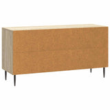 vidaXL TV Kast Zwart 99 x 34,5 x 50 cm Bewerkt hout
