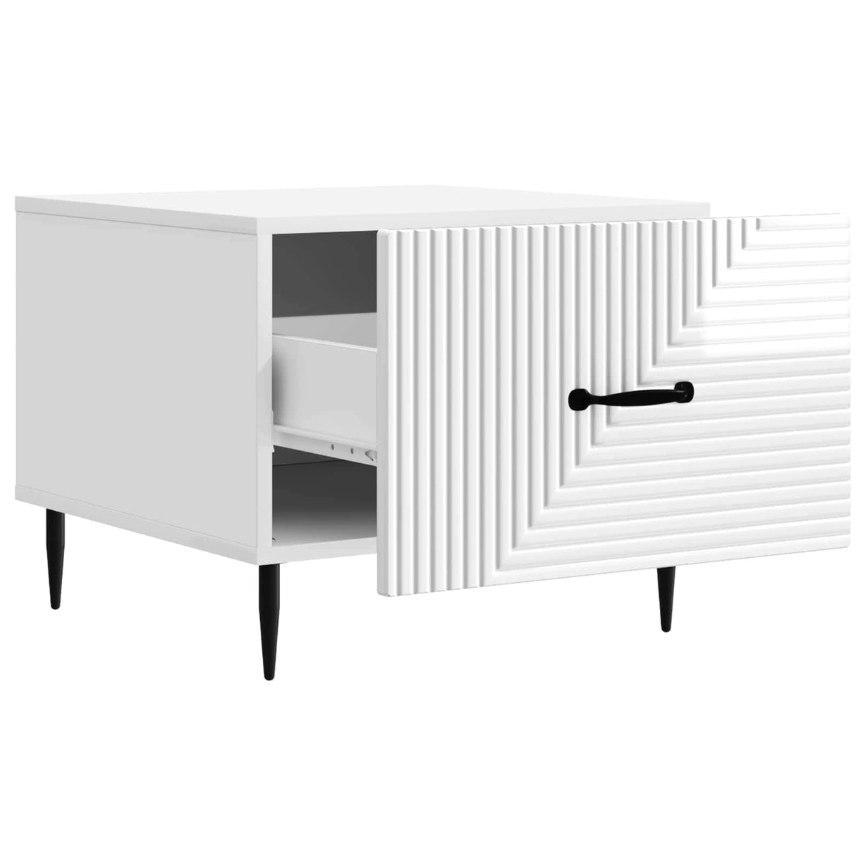 vidaXL Salontafel met lade Sonoma Eiken 49 x 50 x 40 cm Bewerkt hout