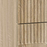 vidaXL Nachtkastje met lade Zwart 62 x 34,5 x 44,5 cm Bewerkt hout