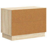 vidaXL Nachtkastje met lade Zwart 62 x 34,5 x 44,5 cm Bewerkt hout