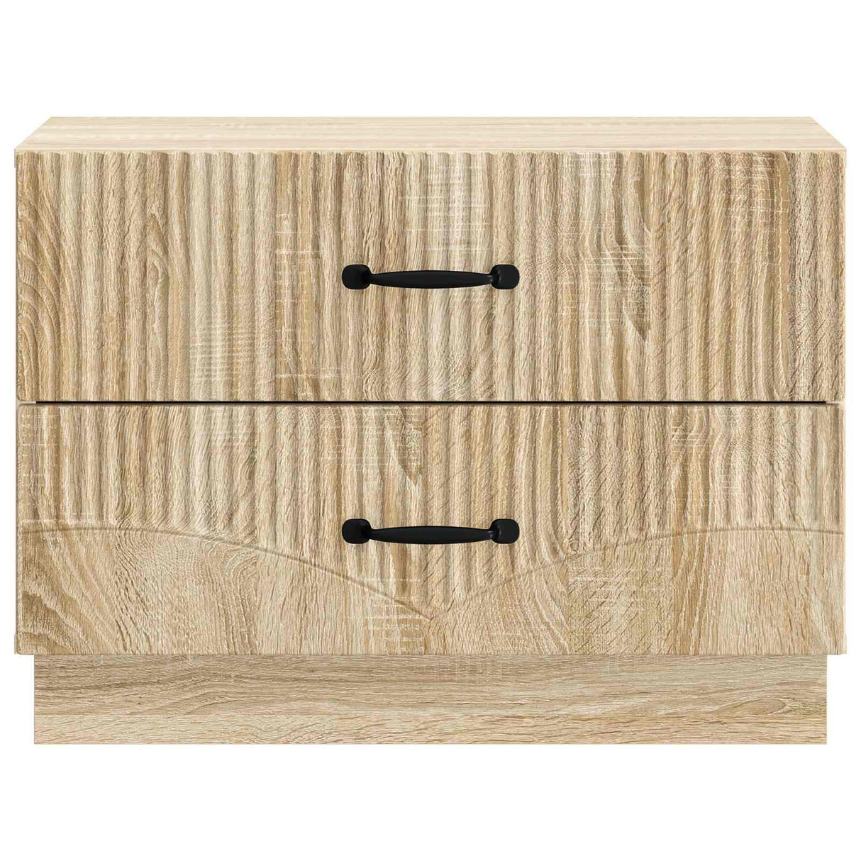 vidaXL Nachtkastje met lade Zwart 62 x 34,5 x 44,5 cm Bewerkt hout