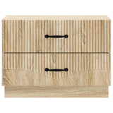 vidaXL Nachtkastje met lade Zwart 62 x 34,5 x 44,5 cm Bewerkt hout