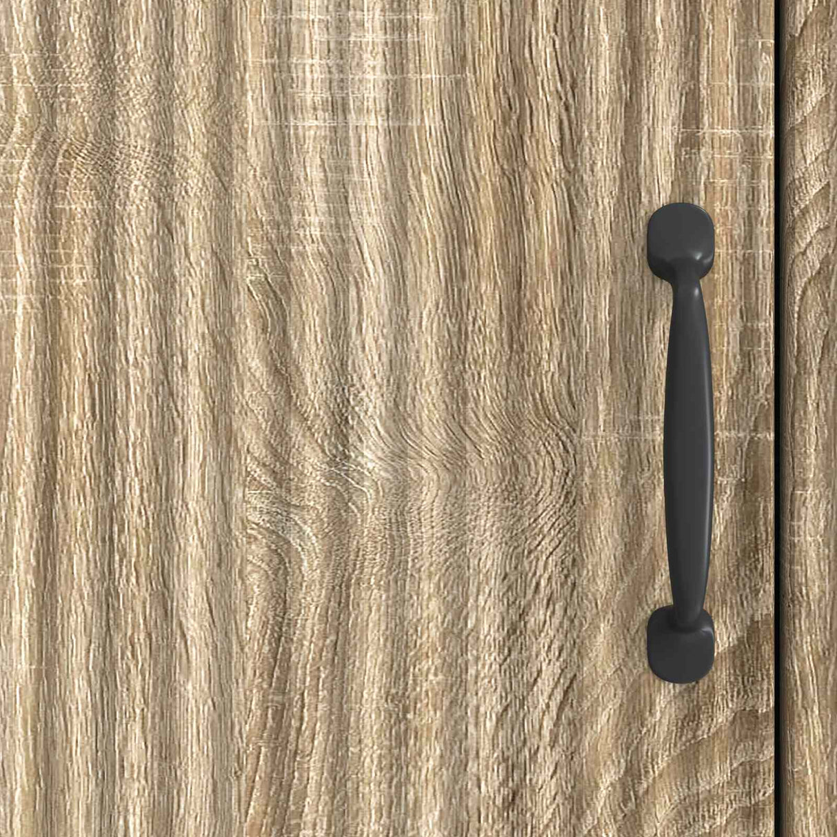 vidaXL Dressoir Zwart 66 x 34,5 x 87 cm Bewerkt hout