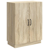 vidaXL Dressoir Zwart 66 x 34,5 x 87 cm Bewerkt hout