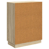 vidaXL Dressoir Zwart 66 x 34,5 x 87 cm Bewerkt hout