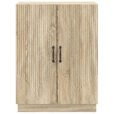 vidaXL Dressoir Zwart 66 x 34,5 x 87 cm Bewerkt hout