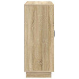vidaXL Dressoir Zwart 66 x 34,5 x 87 cm Bewerkt hout