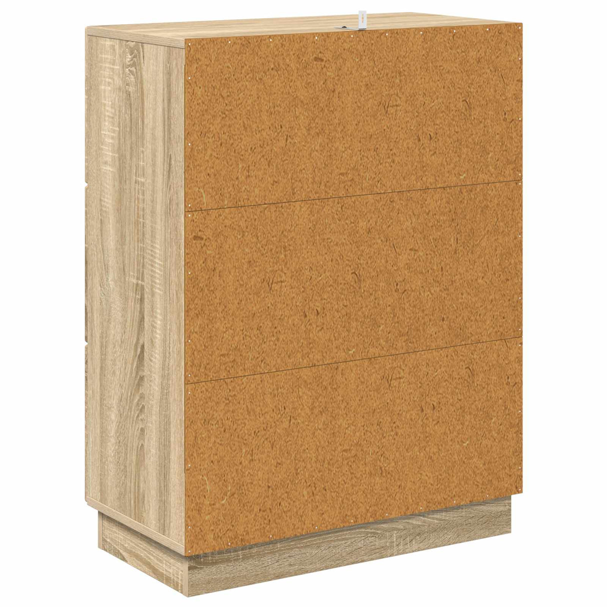 vidaXL Ladekast Zwart 66 x 34,5 x 87 cm Bewerkt hout