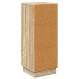 vidaXL Ladekast Zwart 33 x 34,5 x 87 cm Bewerkt hout