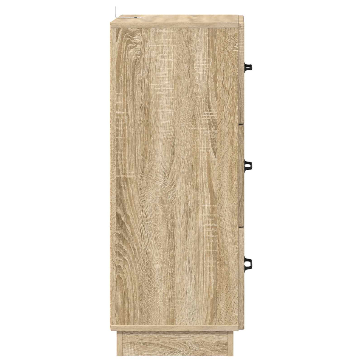 vidaXL Ladekast Zwart 33 x 34,5 x 87 cm Bewerkt hout