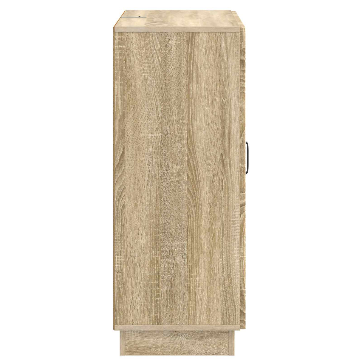 vidaXL Dressoir met lade Zwart 66 x 34,5 x 87 cm Bewerkt hout