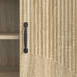 vidaXL TV Cabinet Black 150x31x47 cm Engineered Wood