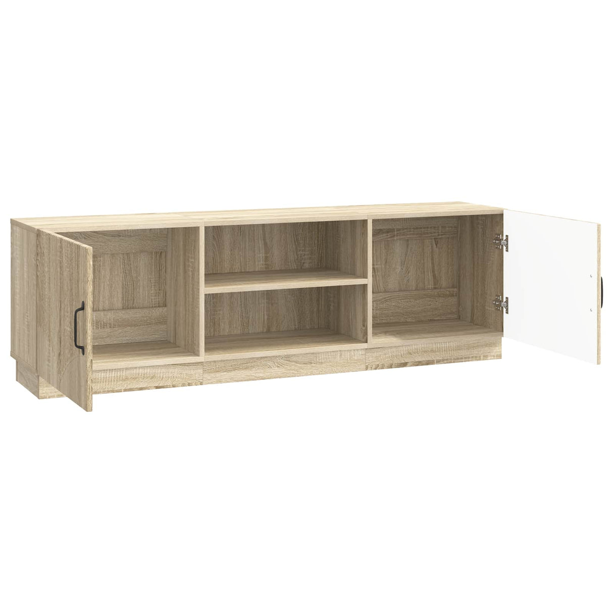 vidaXL TV Cabinet Black 150x31x47 cm Engineered Wood