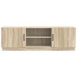 vidaXL TV Cabinet Black 150x31x47 cm Engineered Wood