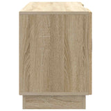 vidaXL TV Kast Zwart 102 x 34,5 x 47 cm Bewerkt hout