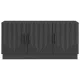 vidaXL TV Kast Zwart 99 x 34,5 x 47 cm Bewerkt hout