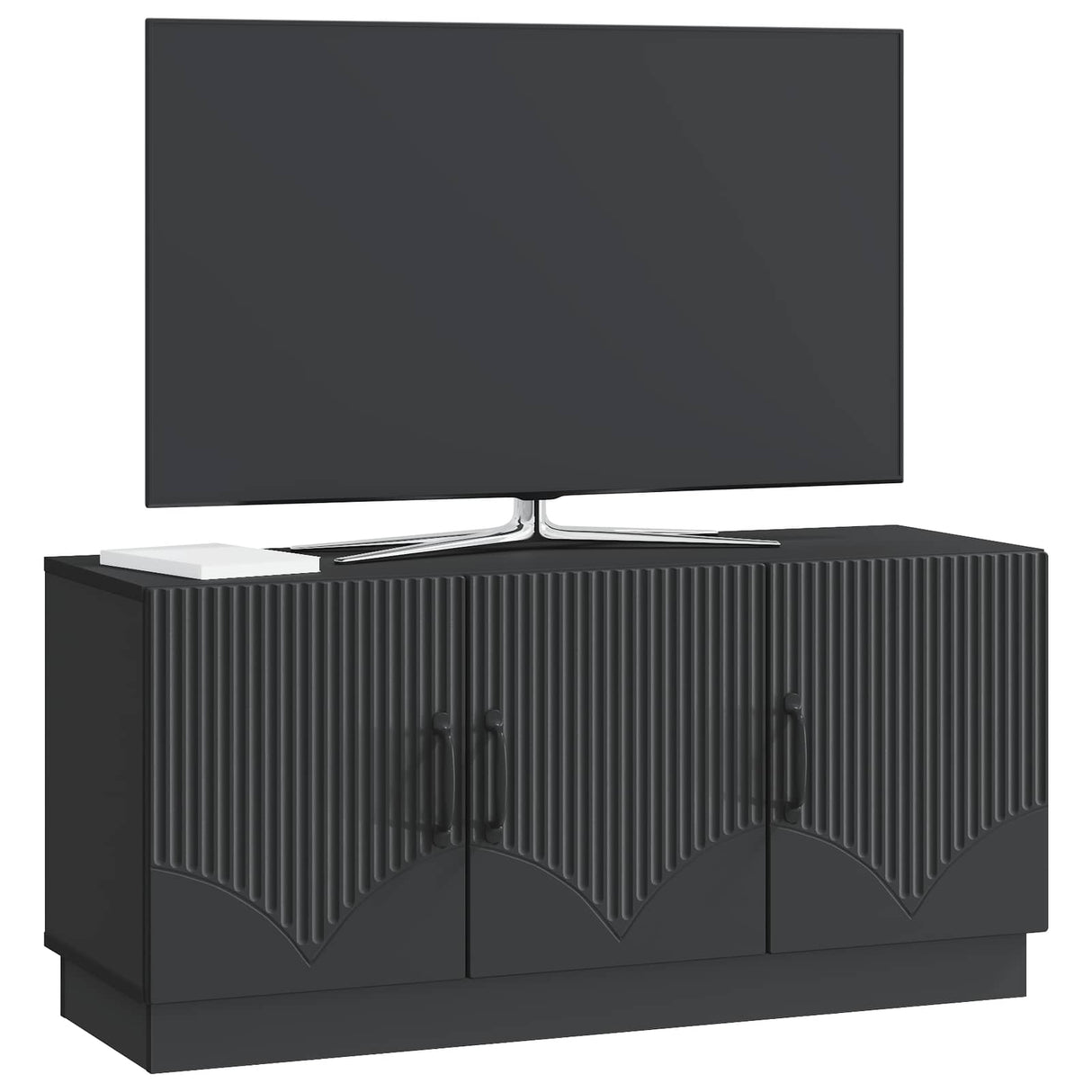 vidaXL TV Kast Zwart 99 x 34,5 x 47 cm Bewerkt hout