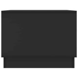 vidaXL Coffee table Black 90x50x37 cm Engineered wood