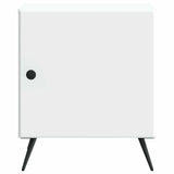 vidaXL Nachtkastje 2 pcs Wit 43 x 34,5 x 50 cm Bewerkt hout