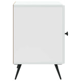 vidaXL Nachtkastje 2 pcs Wit 43 x 34,5 x 50 cm Bewerkt hout