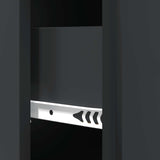 vidaXL Ladekast Zwart 66 x 34,5 x 90 cm Bewerkt hout