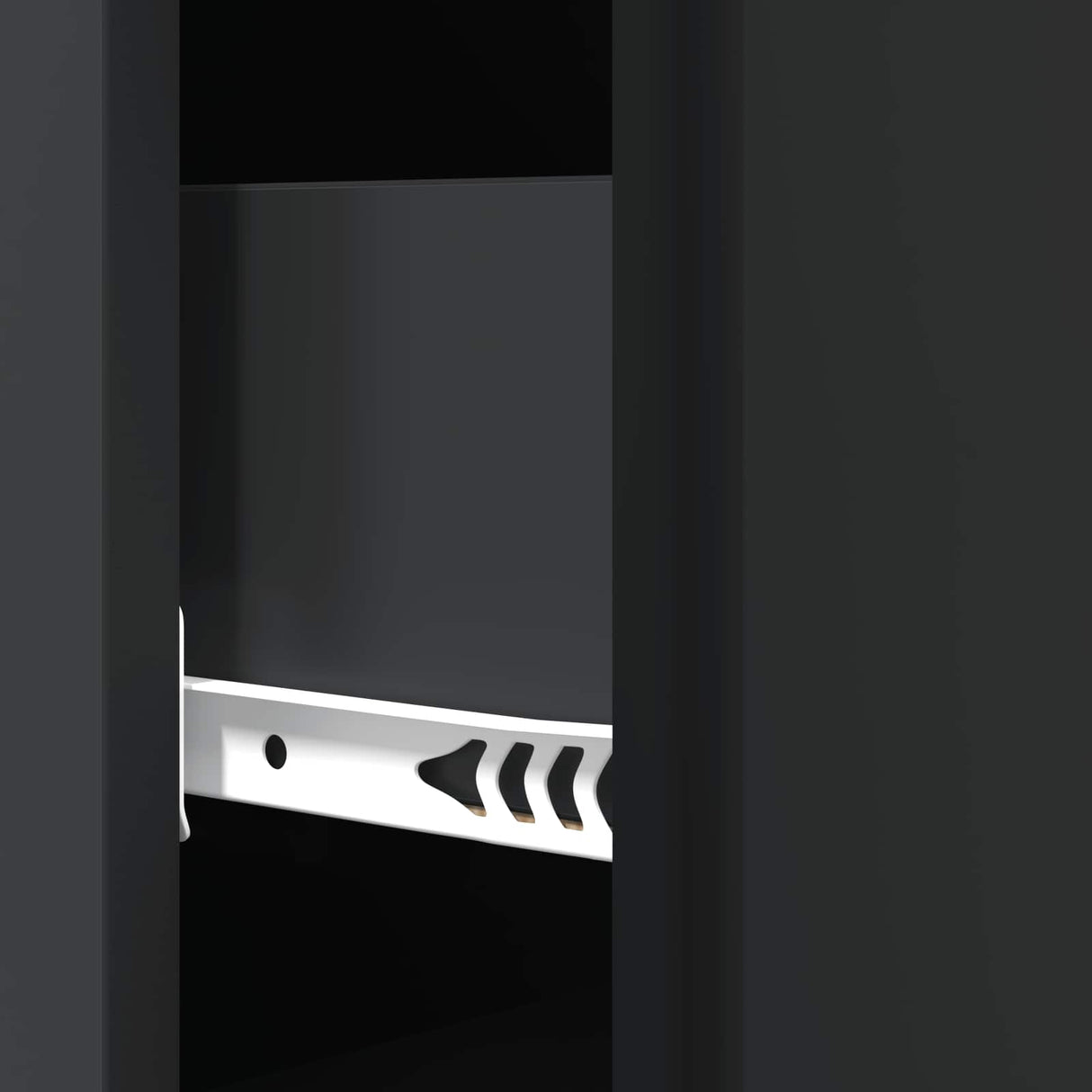 vidaXL Ladekast Zwart 33 x 34,5 x 90 cm Bewerkt hout