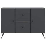 vidaXL Dressoir met lade Zwart 89 x 34,5 x 60 cm Bewerkt hout