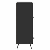 vidaXL Dressoir met lade Zwart 66 x 34,5 x 95 cm Bewerkt hout