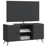vidaXL TV Kast Zwart 102 x 34,5 x 50 cm Bewerkt hout