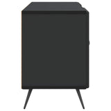vidaXL TV Kast Zwart 102 x 34,5 x 50 cm Bewerkt hout