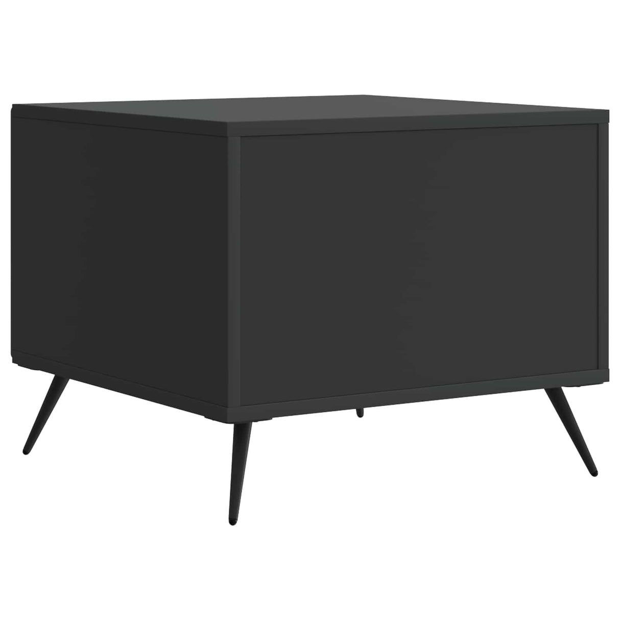 vidaXL Salontafel met lade Zwart 49 x 50 x 40 cm Bewerkt hout