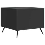 vidaXL Salontafel met lade Zwart 49 x 50 x 40 cm Bewerkt hout