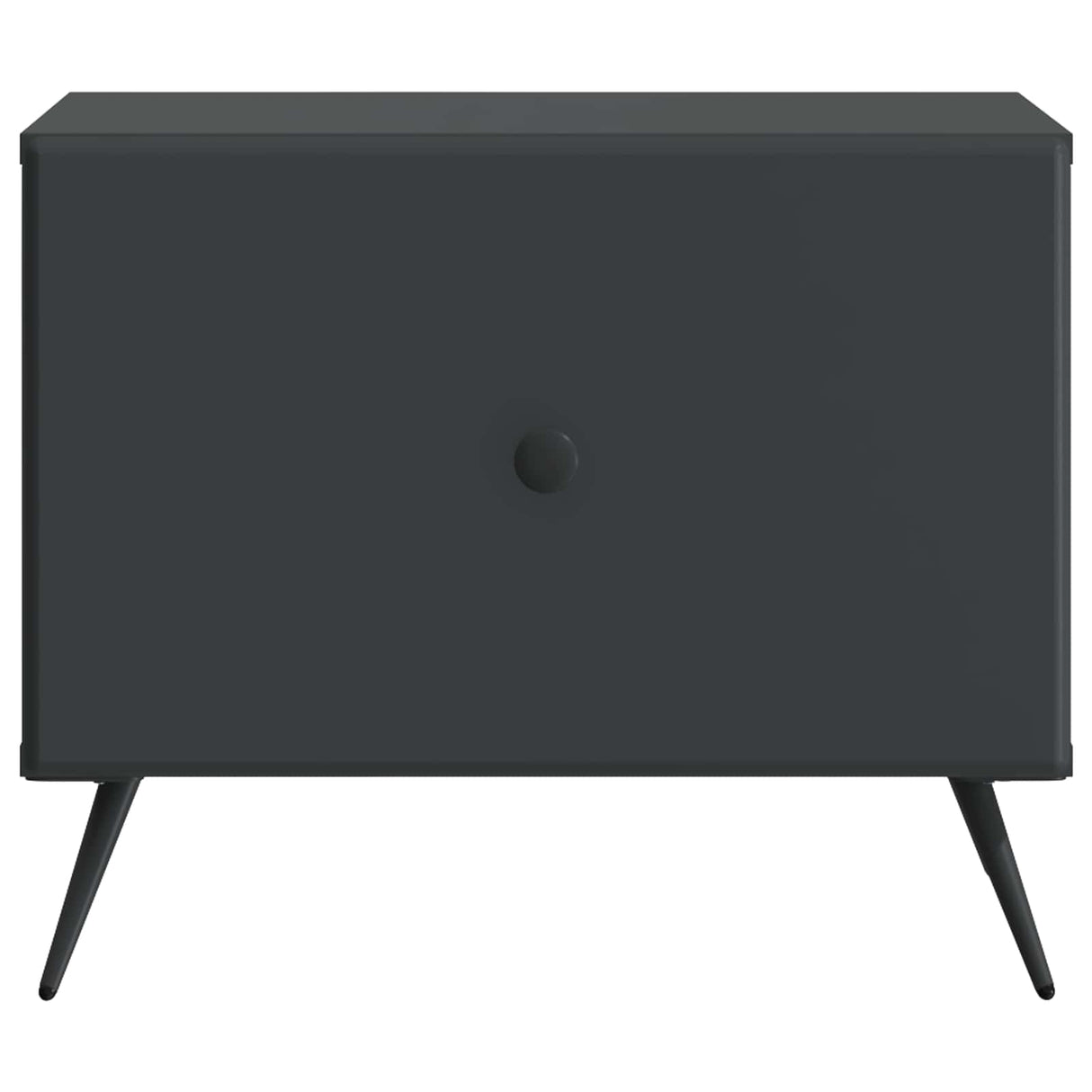 vidaXL Salontafel met lade Zwart 49 x 50 x 40 cm Bewerkt hout