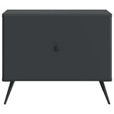 vidaXL Salontafel met lade Zwart 49 x 50 x 40 cm Bewerkt hout