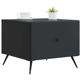 vidaXL Salontafel met lade Zwart 49 x 50 x 40 cm Bewerkt hout