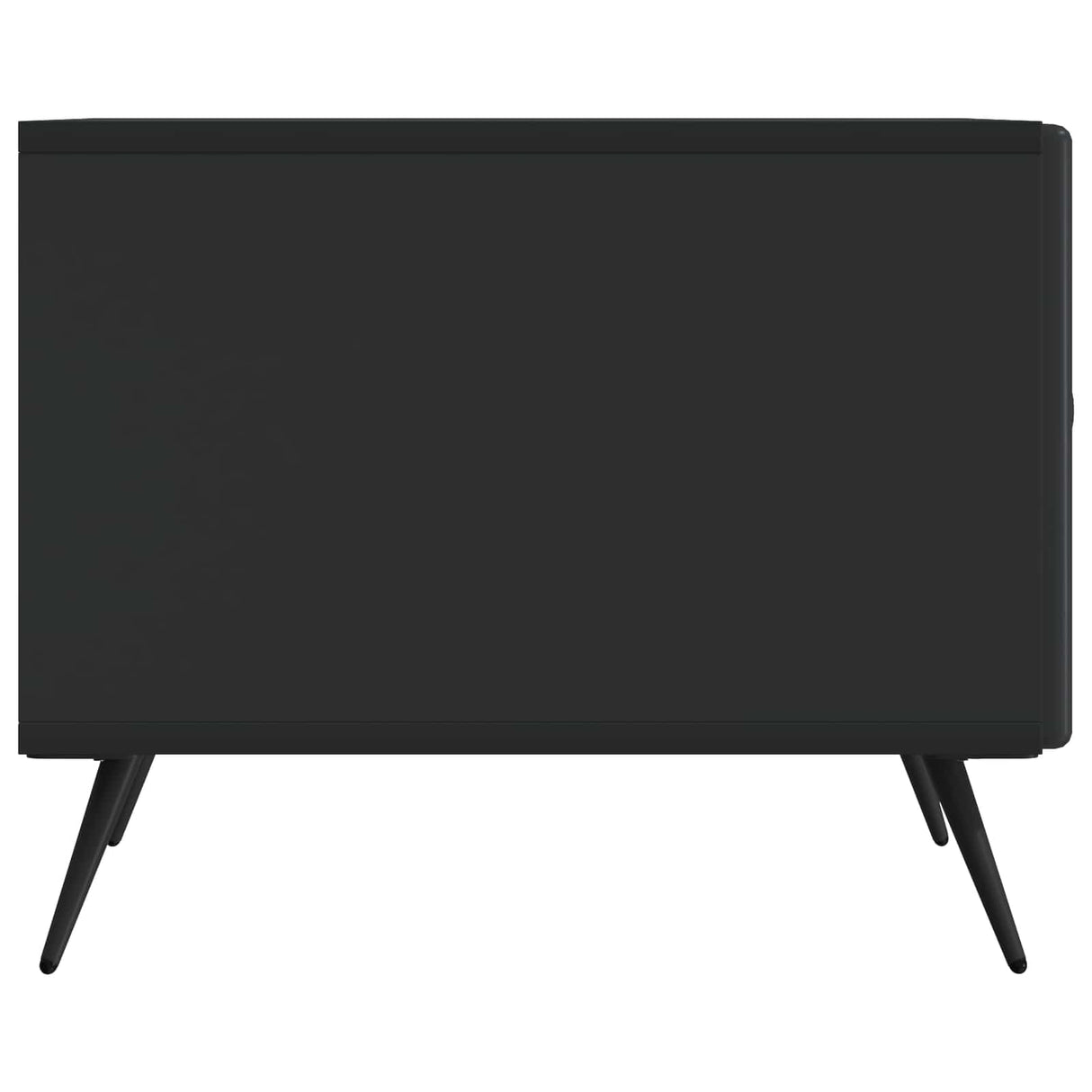 vidaXL Salontafel met lade Zwart 49 x 50 x 40 cm Bewerkt hout
