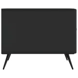 vidaXL Salontafel met lade Zwart 49 x 50 x 40 cm Bewerkt hout