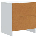 vidaXL Nachtkastje 2 pcs Wit 43 x 34,5 x 47 cm Bewerkt hout
