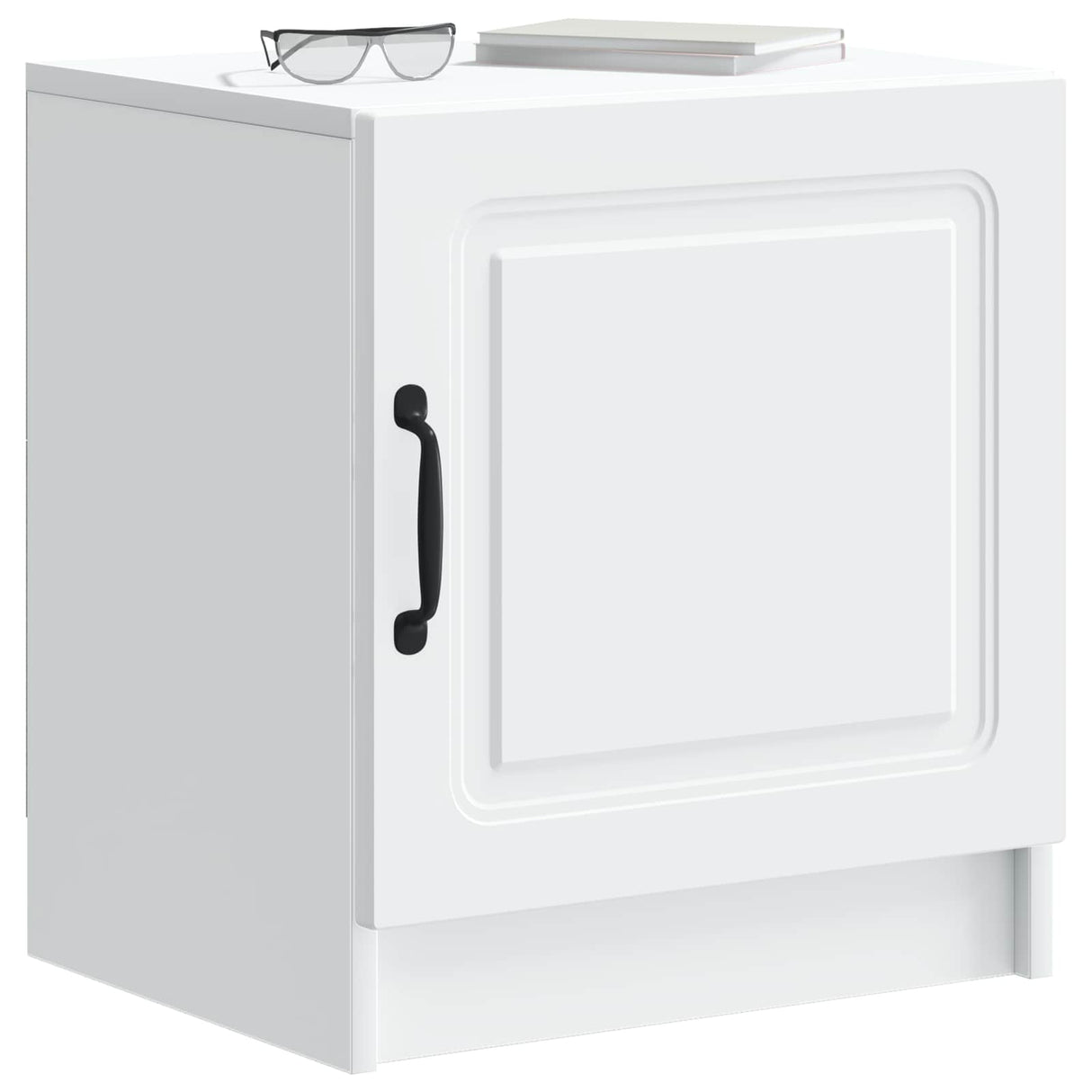 vidaXL Nachtkastje 2 pcs Wit 43 x 34,5 x 47 cm Bewerkt hout