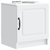 vidaXL Nachtkastje 2 pcs Wit 43 x 34,5 x 47 cm Bewerkt hout