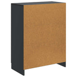 vidaXL Sideboard Black 66 x 34.5 x 87 cm Engineered Wood