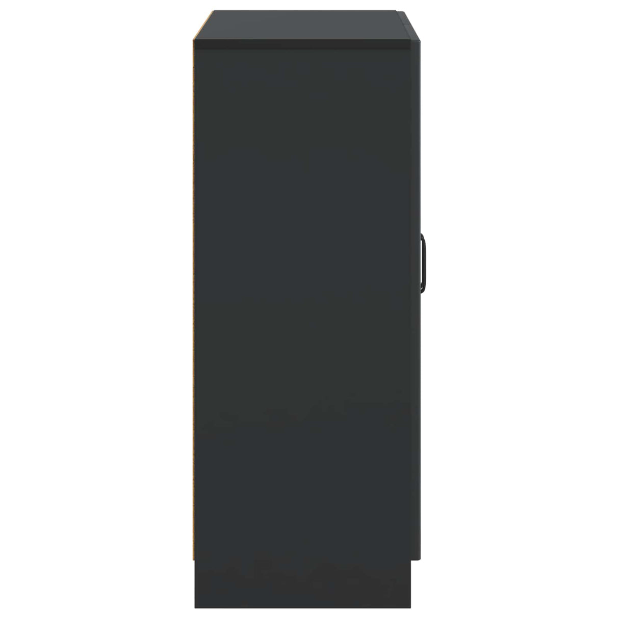 vidaXL Sideboard Black 66 x 34.5 x 87 cm Engineered Wood