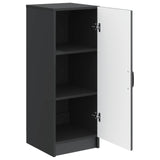 vidaXL Dressoir Zwart 33 x 34,5 x 87 cm Bewerkt hout