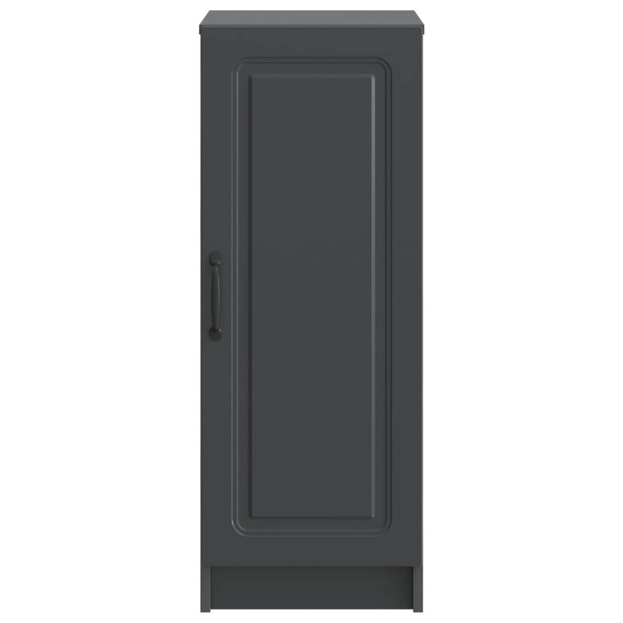 vidaXL Dressoir Zwart 33 x 34,5 x 87 cm Bewerkt hout