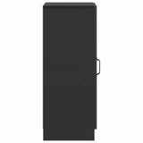 vidaXL Dressoir Zwart 33 x 34,5 x 87 cm Bewerkt hout