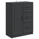 vidaXL Dressoir met lade Zwart 66 x 34,5 x 87 cm Bewerkt hout