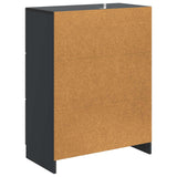 vidaXL Dressoir met lade Zwart 66 x 34,5 x 87 cm Bewerkt hout