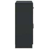 vidaXL Dressoir met lade Zwart 66 x 34,5 x 87 cm Bewerkt hout