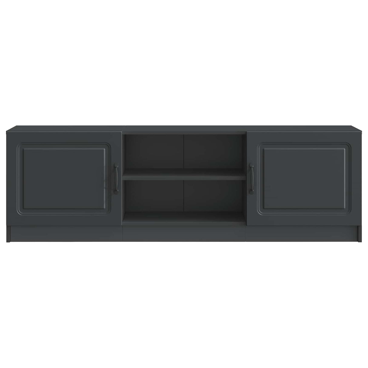 vidaXL TV Kast Zwart 150 x 31 x 47 cm Bewerkt hout